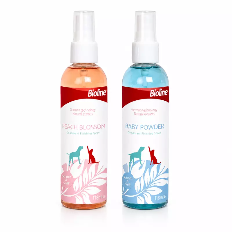Pack of Bioline Deodorant Freshening Spray for Pets