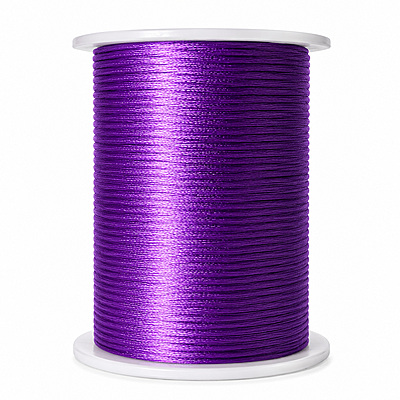 Cordon Seda 27 Morado Rollo X 144 Yardas