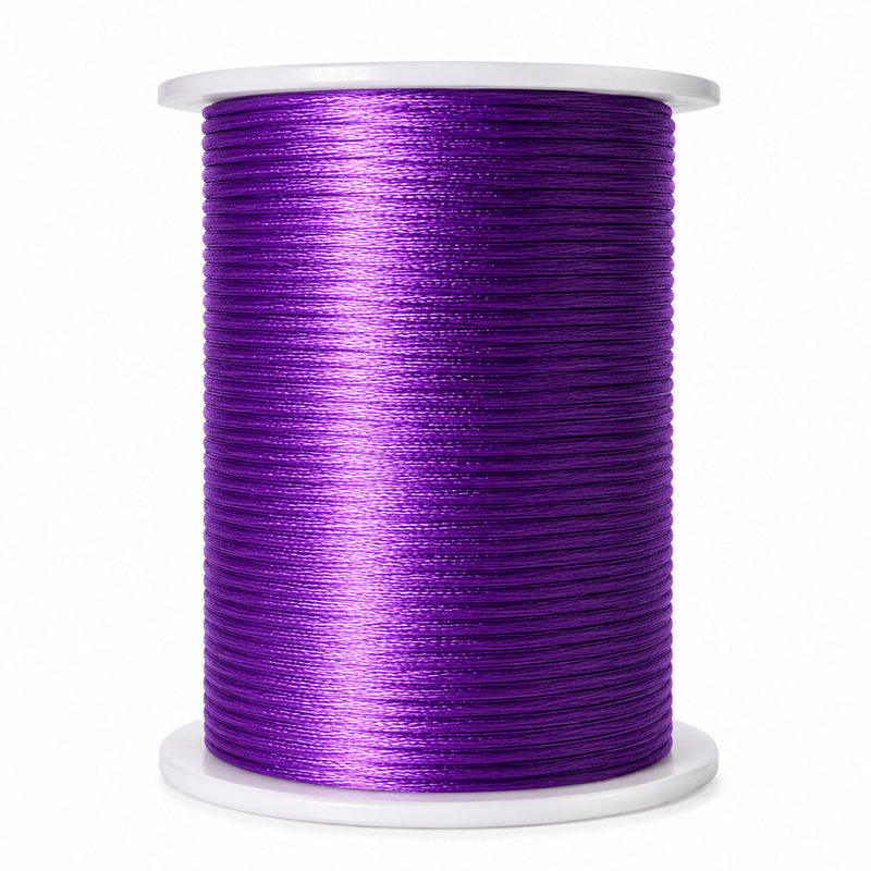 Cordon Seda 27 Morado Rollo X 144 Yardas