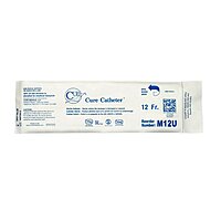 Cure Catheter® Urethral Catheter – Straight Tip, Uncoated PVC, 12 Fr, 16" Length Cure Catheter® Urethral Catheter – Straight Tip, Uncoated PVC, 12 Fr, 16" Length