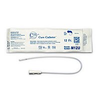 Cure Catheter® Urethral Catheter – Straight Tip, Uncoated PVC, 12 Fr, 16" Length Cure Catheter® Urethral Catheter – Straight Tip, Uncoated PVC, 12 Fr, 16" Length
