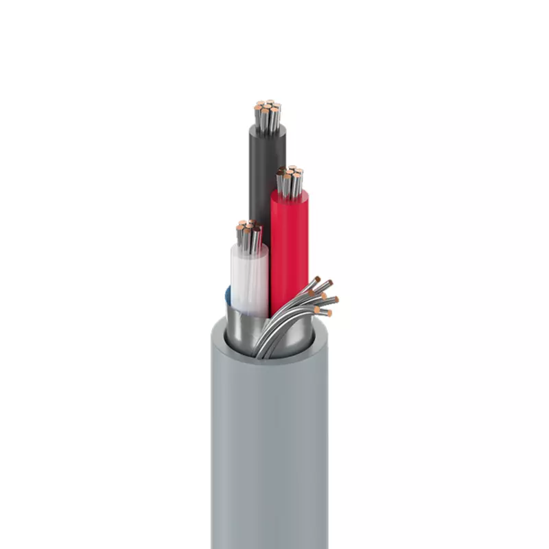 03C X 22Awg foil screen grey pvc sheath,