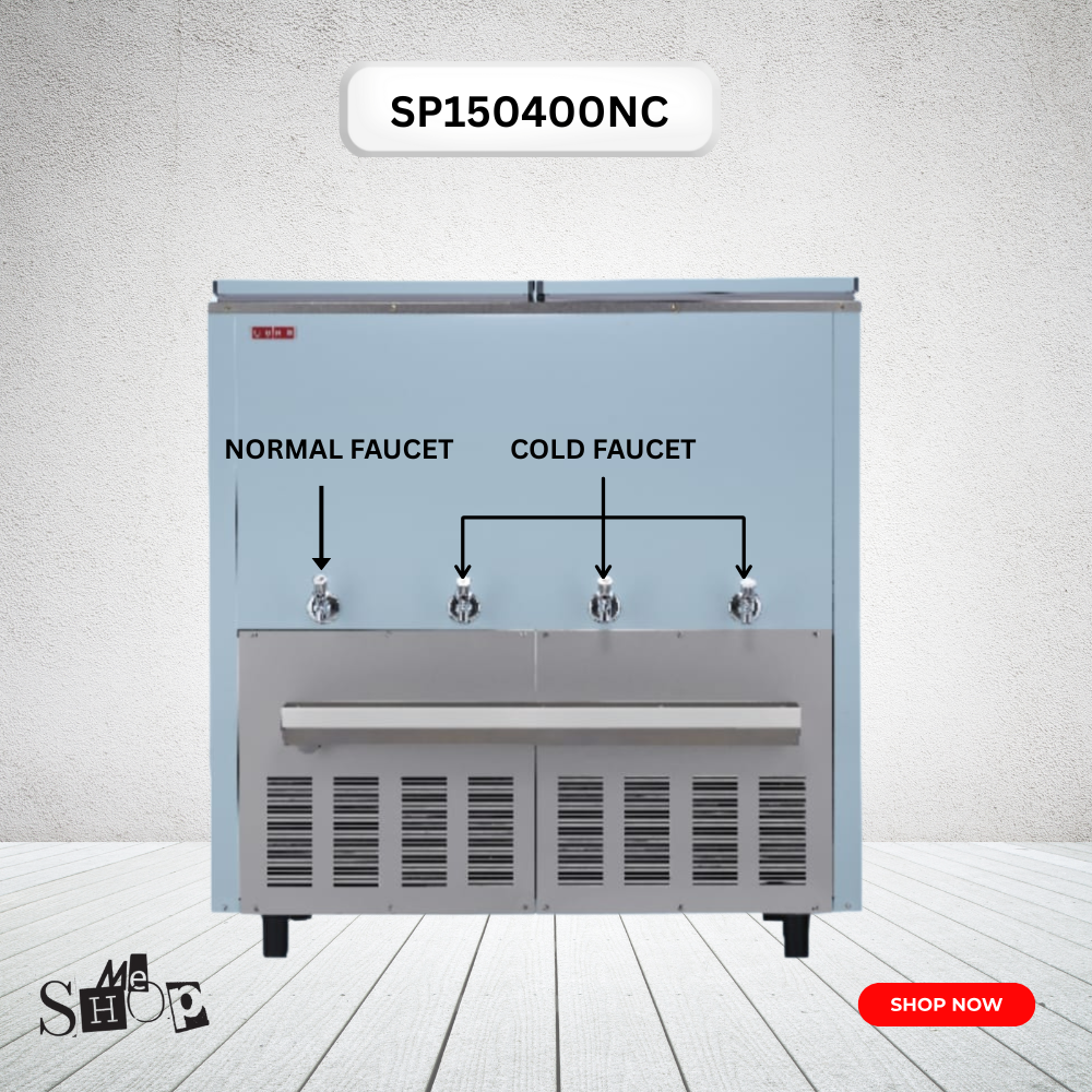 Usha Partial Steel Body Water Cooler SP150400NC with Normal & Cold Water Options Usha Partial Steel Body Water Cooler SP150400NC with Normal & Cold Water Options