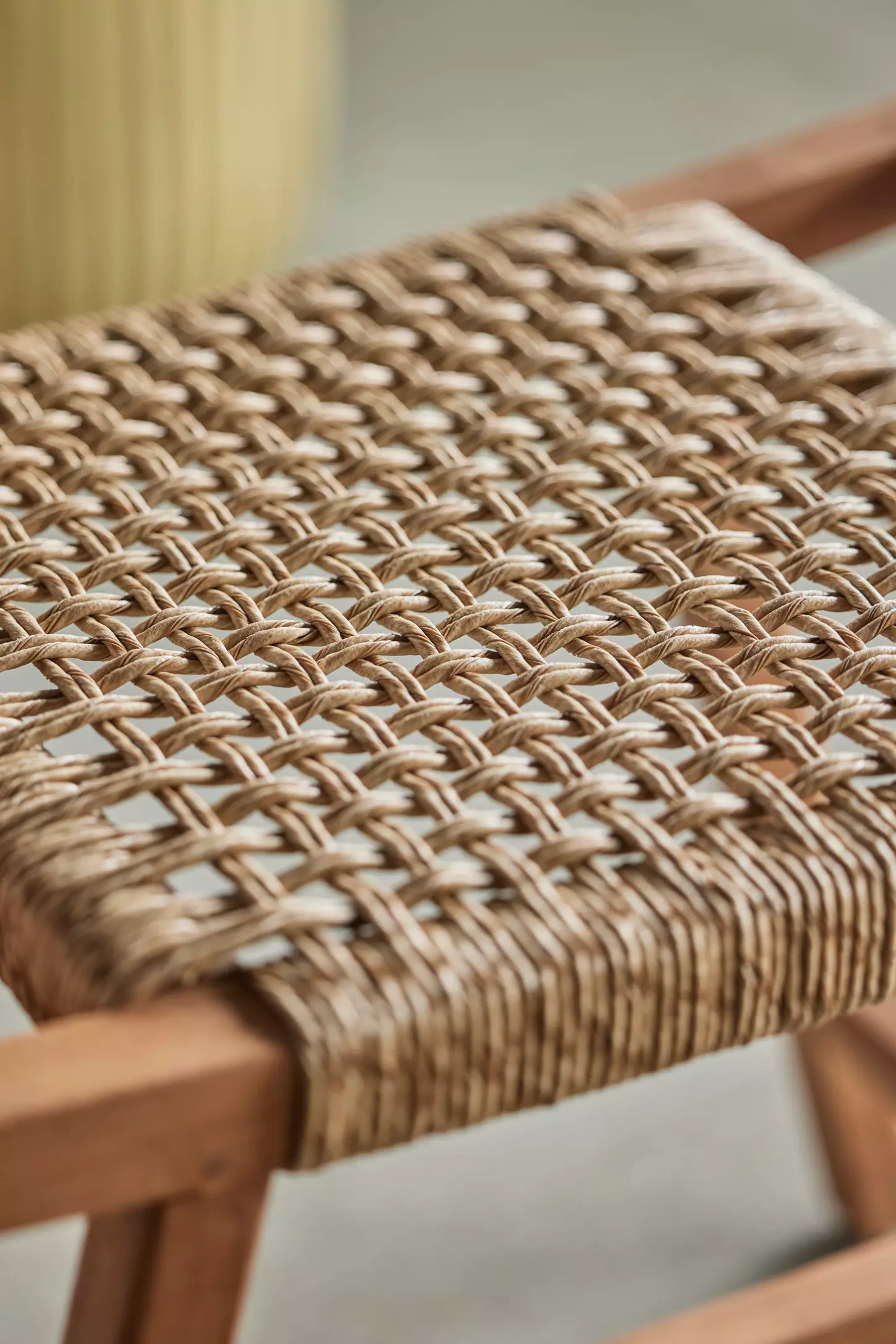 Handcrafted Wooden Woven Stool | Rustic Accent Furniture for Living Room, Bedroom, Balcony Handcrafted Wooden Woven Stool | Rustic Accent Furniture for Living Room, Bedroom, Balcony