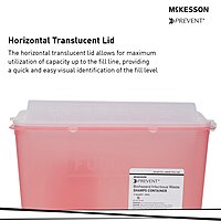 McKesson Prevent® Sharps Container 1.25 Gallon, Horizontal Entry (MPN 2262)