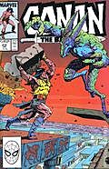 Conan the Barbarian #214 Newsstand Variant (Marvel Comics January 1989)