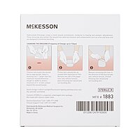 McKesson Thin Hydrocolloid Dressing – 4 × 4 Inch, Film Backing