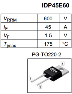 D45E60 600V, 45A D45E60 600V, 45A