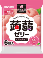 R)Shimonita Konjac Jelly Peach 6p_16/3.7oz