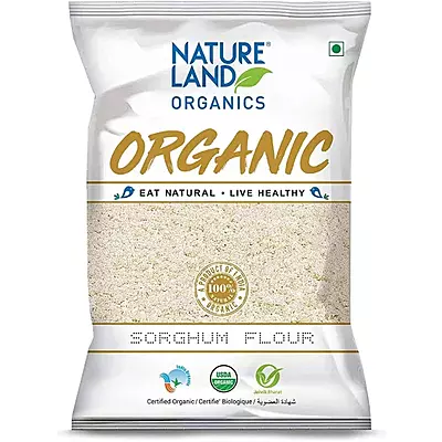 Natureland Organic Shorgum Flour 500g.دقيق الشورجم العضوي 500 جرام
