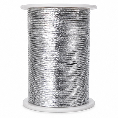 Cordon Seda 44 Gris Claro Rollo X 144 Yardas