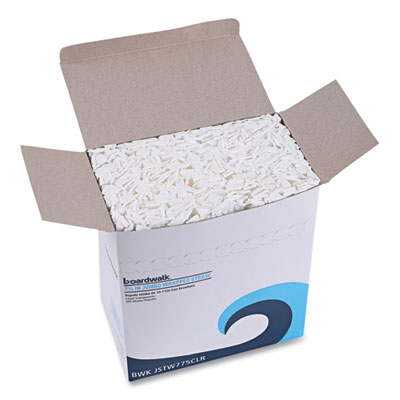 Empress Jumbo Straw Paper Wrapped 7.75" Clear Boxed 24 / 500 cs