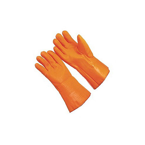 Orange fluorescent coating, rough, 12”