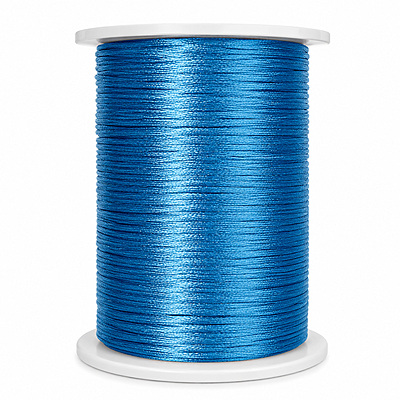 Cordon Seda 47 Azul Medio Rollo X 144 Yardas