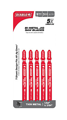 DIABLO -  3-5/8" Jig Saw Blades for Cuts in Bi-Metal