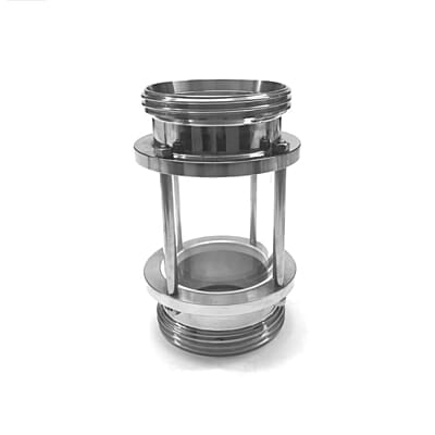 Stainless Steel Visual Mirror DIN Female Connections