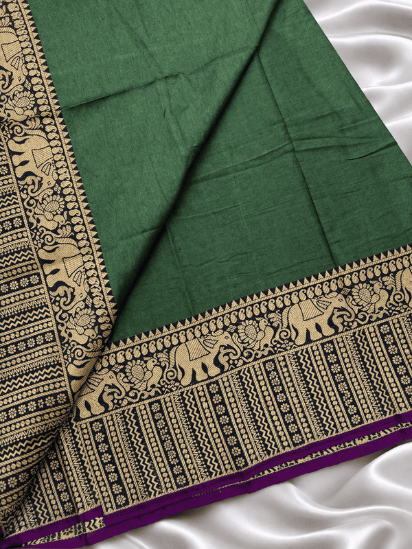 Narayanapet Saree - Light Green