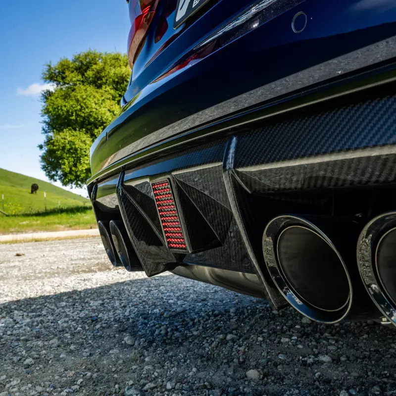 BMW G80 M3 & G82 M4 Carbon Fiber LED Rear Center Diffuser (2021+)