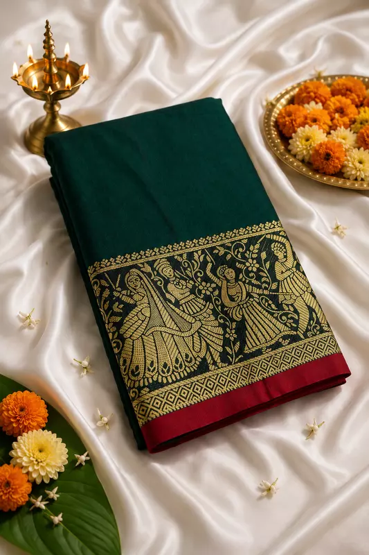 Narayanapet Green With Red