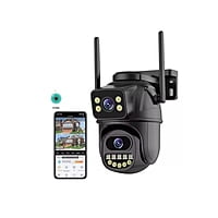 8MP Coverage - WIFI Dual Lens Security Camera 8MP Coverage - WIFI Dual Lens Security Camera