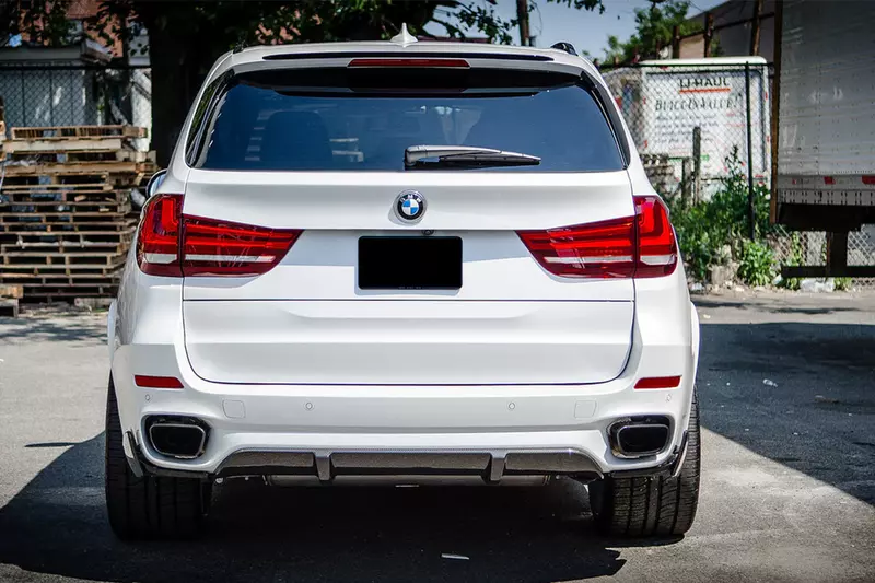 BMW X5 F15 MP Style Carbon Fiber Rear Lip (2014–2018, MT ONLY)