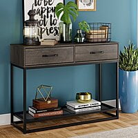 Santa Ana Solid Wood + Metal Console Table Santa Ana Solid Wood + Metal Console Table