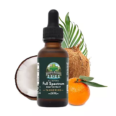 Tangerine Full Spectrum Hemp Oil Extra Strength Formula