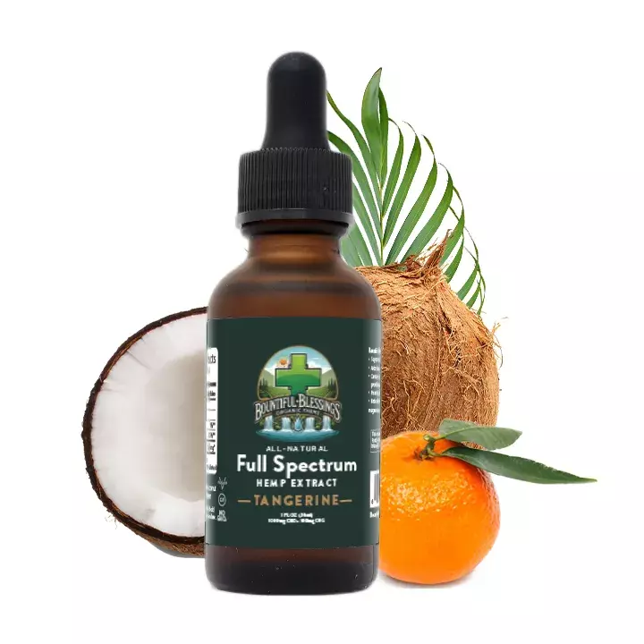 Tangerine Full Spectrum Hemp Oil Extra Strength Formula
