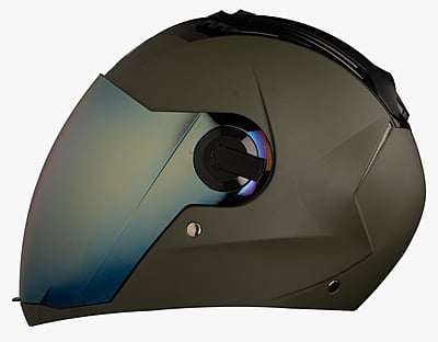 SBA-2 MATT BATTLE GREEN/GOLD VISOR 600MM