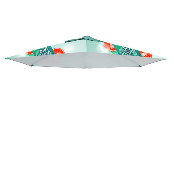 Umbrella 3m x 3m, Dye Sub, Hexagon 6-Panel, Skin