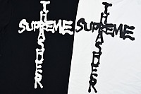 Playera Supreme Thrasher Estilo Tipogr�fico Cruzado
