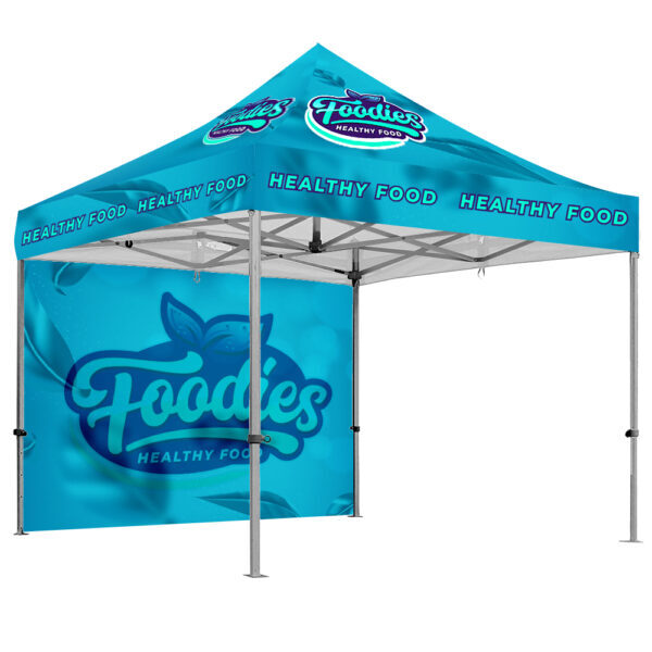 Gazebo 3m Unit, Full Wall, Dye Sub