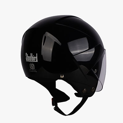 STEELBIRD SBH-5 TRIPLE NINE GLOSSY BLACK C/V 600 MM