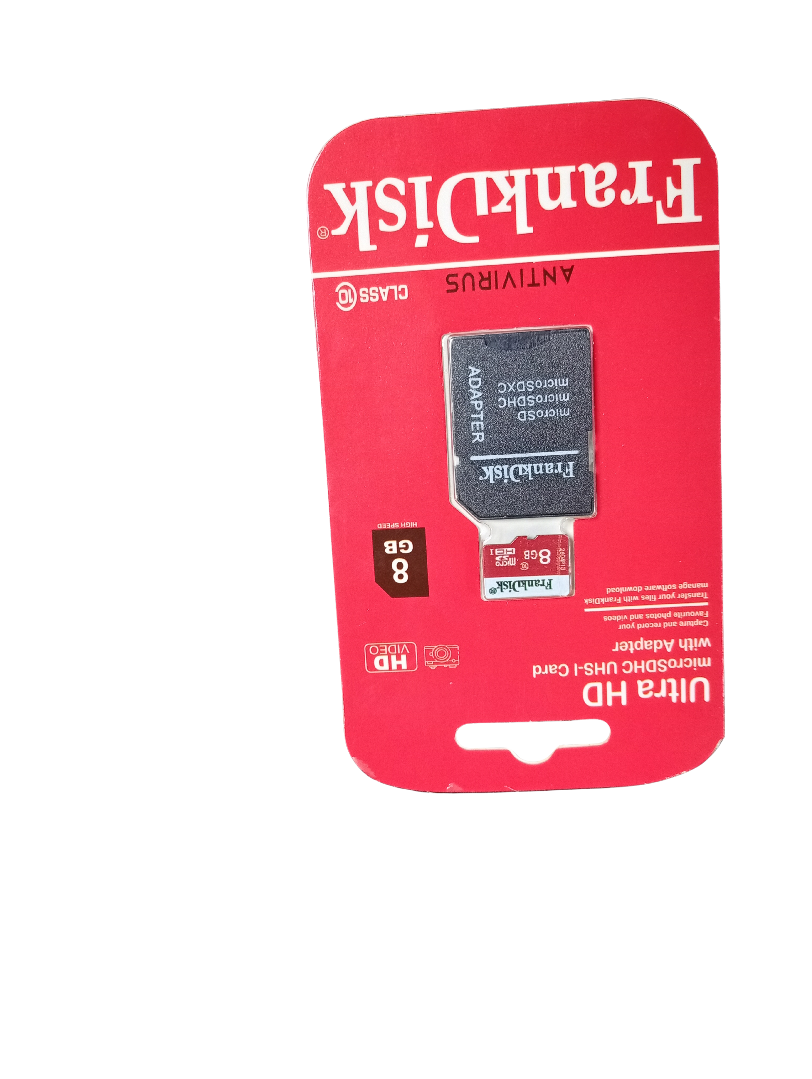 Frankdisk 8gb Ultra HD MicroSDHC UHS-I CARD With Adapter