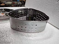 Shine Stainless S.S Triangle Panner maker with lid and base 750 ml