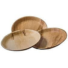 Nature Round Palm Leaf Plates (40 Count) - Disposable Dinnerware, Compostable and Biodegradable Round Plates (8" Round Plates) Nature Round Palm Leaf Plates (40 Count) - Disposable Dinnerware, Compostable and Biodegradable Round Plates (8" Round Plates)