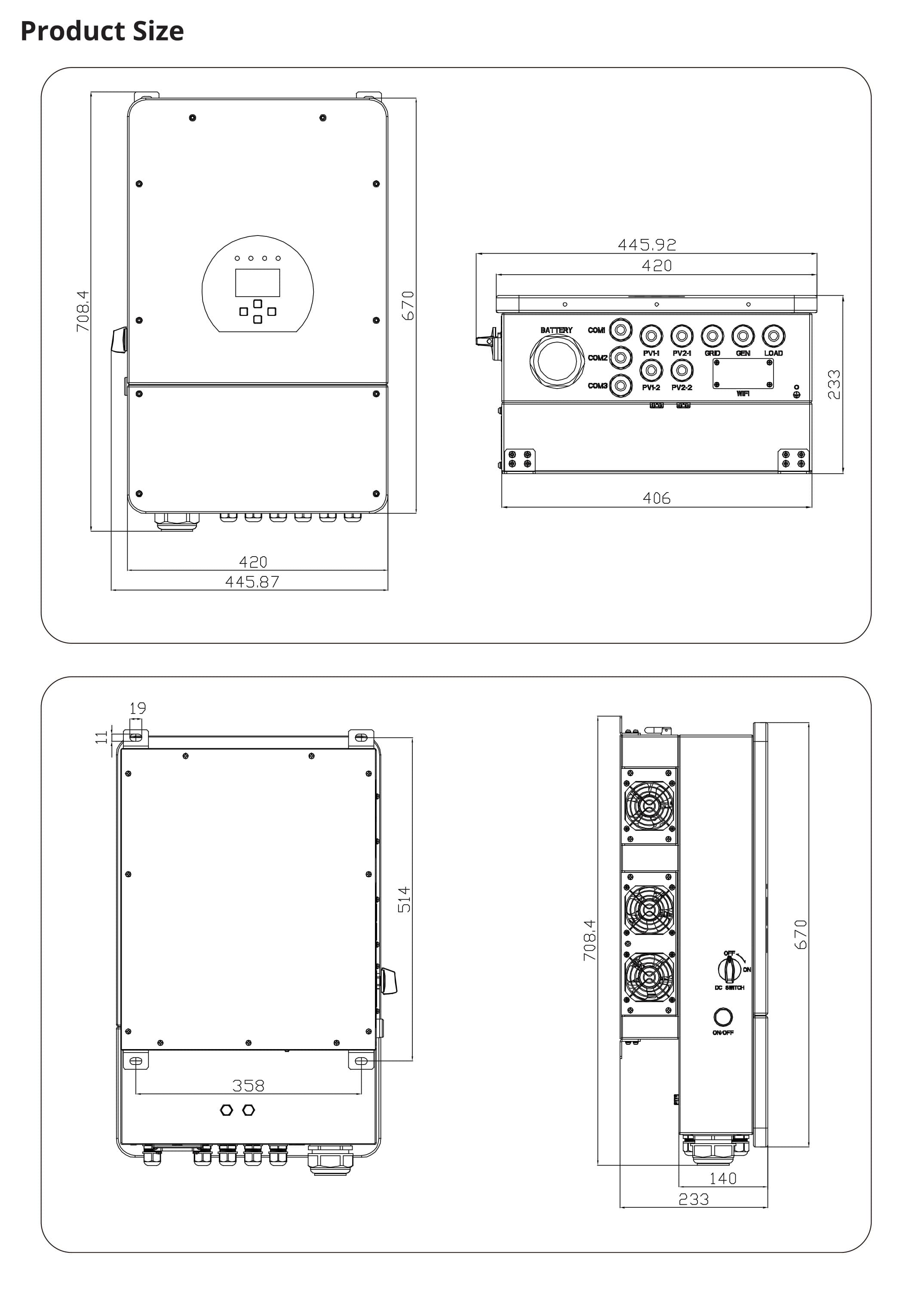 8.0 kW SUNSYNK Hybrid - FREEDOM WON Combo, c/w 10.0 kWh Lithium Battery
