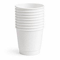 8oz Choice Paper Cup White Double Wall 10/50