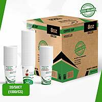 8oz Eco-Island Paper Cup 20/50