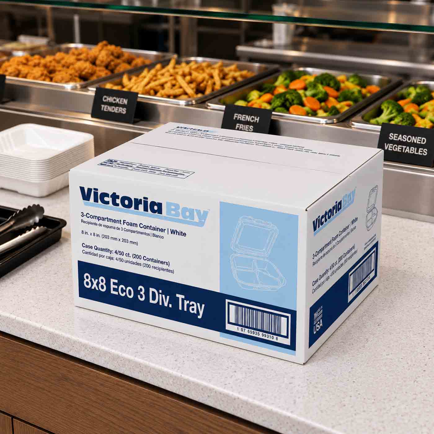 8x8 Eco 3 Div. Tray VB 4/50