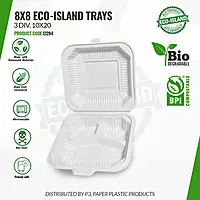 8x8 Eco-Island 3Div. Trays 10/20