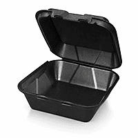 8x8 Foam Tray No Div BLACK T.E 2/100