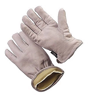 Prem. grain goatskin driver, keystone thumb, 100 gram thinsulate lined