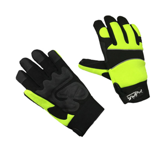 Green synthetic High-Vis back,EVA padding,120g lining.