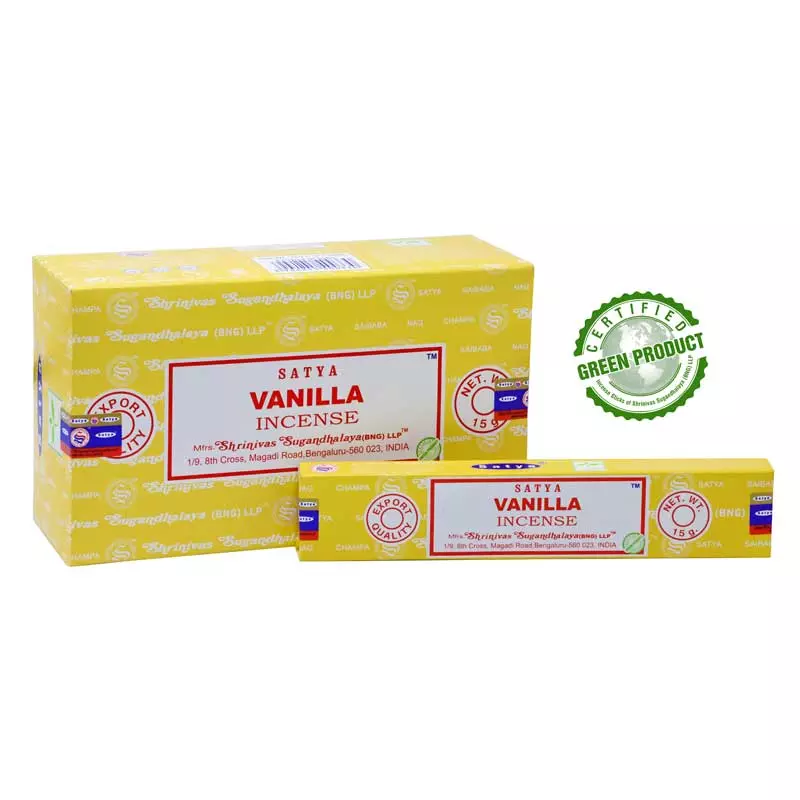 Satya Incense - Vanilla [12pcs/box]