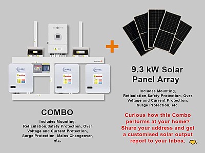 12.0 kW SUNSYNK Hybrid - HUBBLE Lithium Combo, c/w 3x 5.12 kWh Lithium Batteries