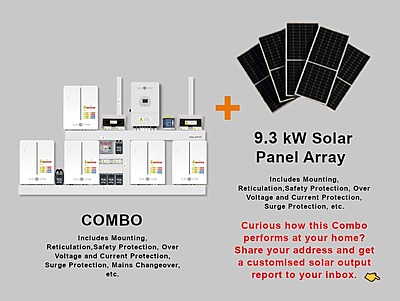 12.0 kW SUNSYNK Hybrid - SUNSYNK Combo, c/w 5 x 5.32 W kWh Lithium Batteries