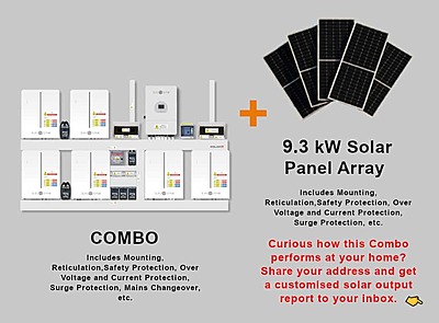 12.0 kW SUNSYNK Hybrid - SUNSYNK Combo, c/w 6 x 5.32 W kWh Lithium Batteries