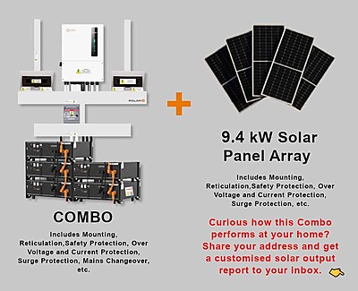 6.0 kW SOLIS S6 Hybrid - PYLONTECH Combo, c/w 5x 3.5 kWh Lithium Batteries