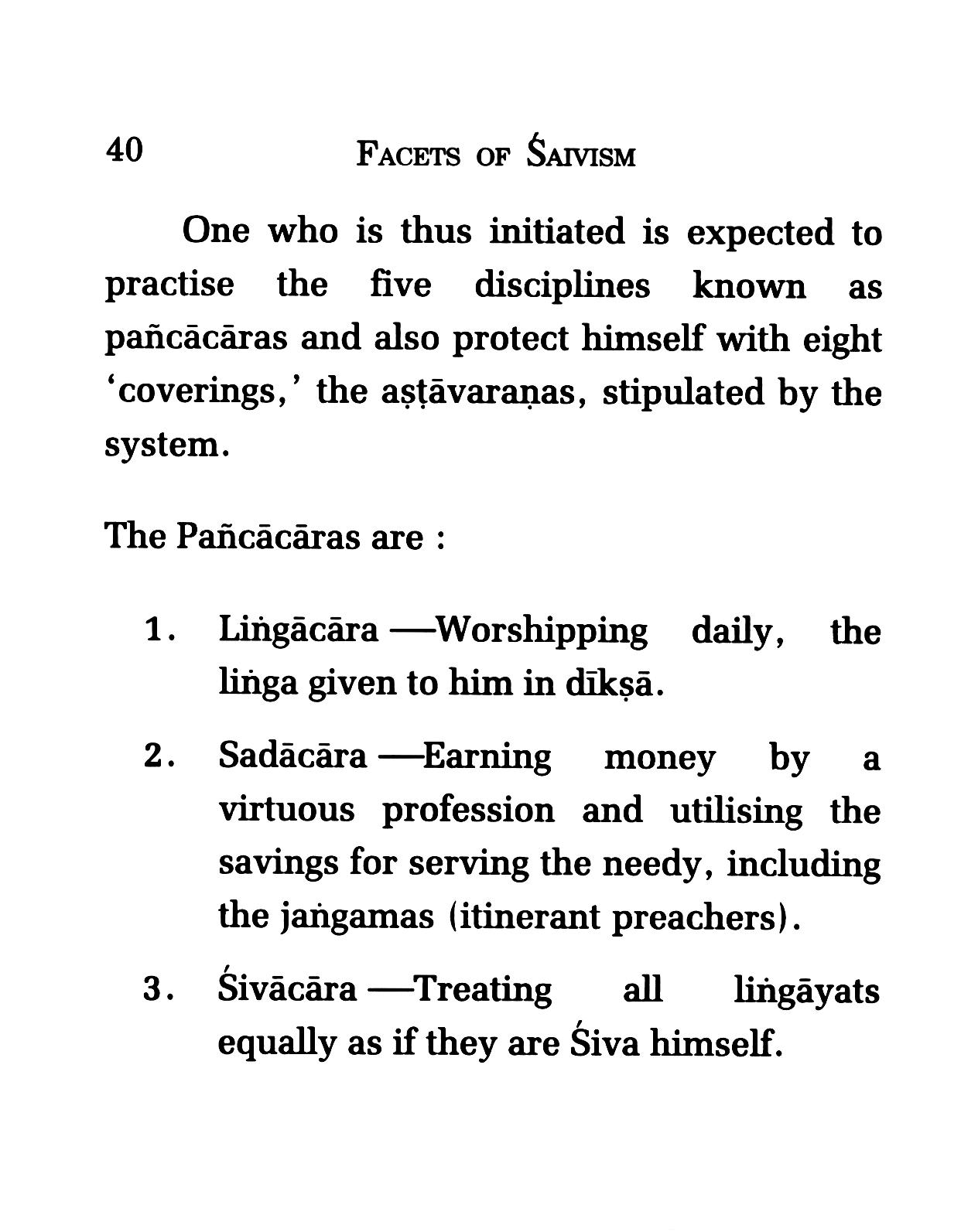 Facets of Saivism Facets of Saivism